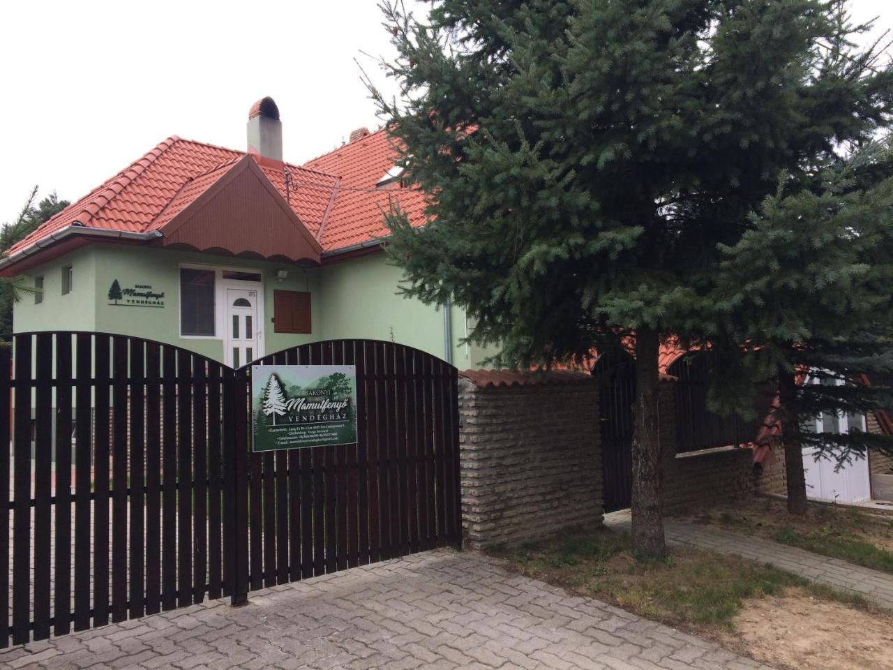 Ferienwohnung Bakonyi Mamutfenyo Vendeghaz Tés Exterior foto